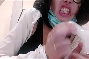 stuck in quarantine without a gynecologist visit so handling the anal exam solo with speculum insertion