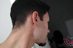 Big-Titted Milf Pegs Friend's Husband in Voyeur Lick Session