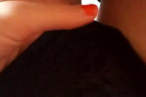 slip and hair contrast in homemade mature lingerie from curvy amateur