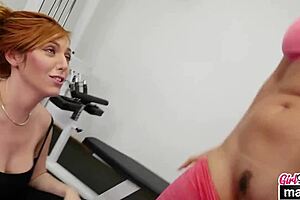 Lesbian work out alix lovell, Lick my big natural tits and pussy lips during this sensual cunilingus session in lingerie.