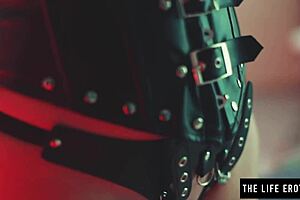 i'm a pretty redhead whipping my ass in bondage until orgasm hits