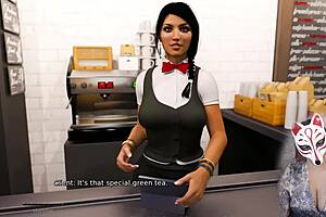 anna starts an exciting affection journey in episode 2 with subtle upskirt moments