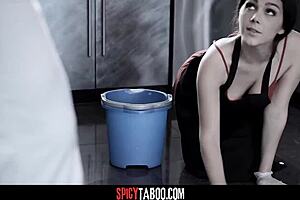 The Italian maid got caught by her pervy boss and things escalated quickly.