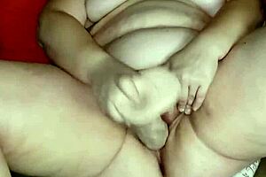 Cumming hard and spreading her wet pussy wide open!