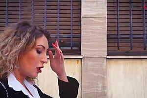 Italian Porn Scout Interviews Hot Milf Julia North For Anal Doggystyle Bent Over Creampie Casting