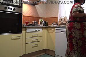 oh wow stepmom asks stepson to help with her needs in the kitchen