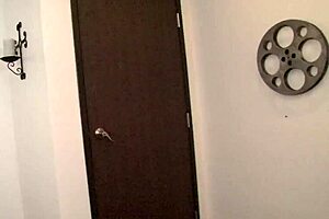 Amanda boldly takes that long hard black cock deep while husband watches intently.