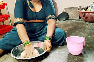 Indian Desi Moms Get Fucked Hard-Core in Wild Kitchen Sex! Huge Tits and Doggystyle Action Explode!