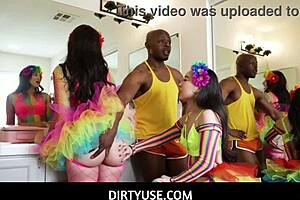 Dirty pride parade free use with Aubree Valentine and Kimmy Kim.