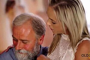 Old Geography Teacher Contrasts with Petite Czech Teen 18+ in Mature Fantasy Encounter