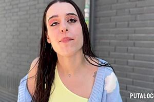 i catch skinny spanish teen briseida myers by torbe, then we get into hot amateur action with blowjob and riding