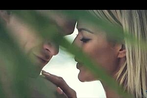 Housewife milf blonde has sex with the gardener outdoor