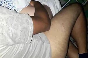 i called a guy to fuck my wife and he ended up cumming inside her i had no choice but to suck her