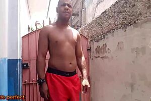 Hey, check out this big tits Brazilian natural tits babe in lingerie getting first time interracial with boss while wife is away