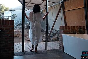 Indian milf model Angel Constance gets naked and shows off her amazing body