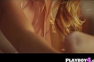 two horny petite 18+ lesbians boldly engage in hot kissing and intense fingering action