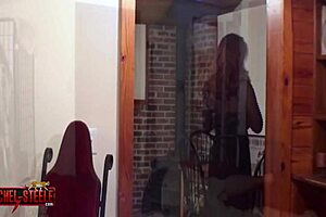 Stepmom's anniversary letdown turns into intense cougar blowjob and doggystyle pounding with big natural tits.