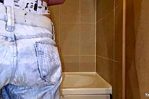 Cheating Wife Hints at Rough Interracial Sex with Fisting in Bathroom Encounter