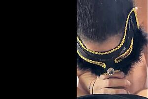 My neighbor just came all over my face during our homemade session! 😈