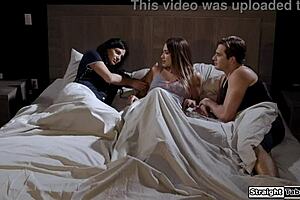 Hey, want to try something wild with me and my busty stepmom!