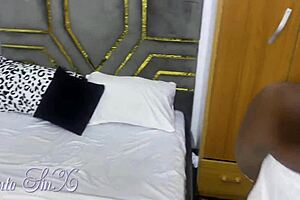 thick milf handles dreamx dick in bedroom with chubby fat ass moves