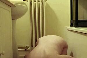 oh my god, 2024 slave f self-session with piss and total humiliation!