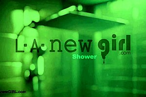 Hot Teen 18+ Model Bathing In Shower During Photoshoot On Sofa Interview