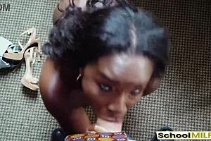 oh stepmom naomi foxxx, she's giving me a bit of sex-ed in the office with deepthroat and doggystyle...