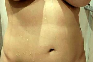 What secrets hide when naked stepsister appears in shower with big tits milf allure?