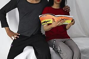 fucked friends mother after luring her with money in skinny asian encounter