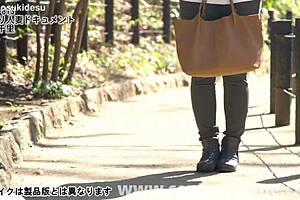 First-time wife documentary on oshima chisato with creampie and squirting action 😏