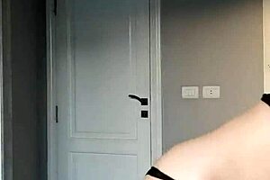 i love my sexy black net dress high heels huge tits and pussy close up