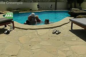 Wild Orgy Action in the Swimming Pool with Dripping Wet Bodies