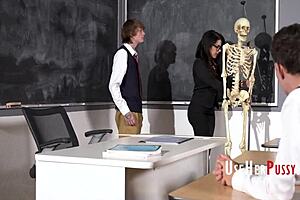 valentina nappi as milf teacher gets roughly fucked by student in free use fantasy