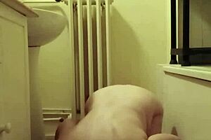 oh my god, 2024 slave f self-session with piss and total humiliation!