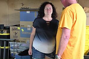 Ali Allure fires employee while squirting in homemade group fuck with mature wife licking pussy at swingers party.