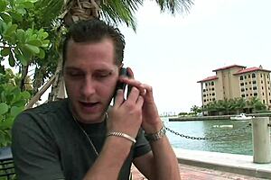 Rikki White arrives with an ass delivery for some fun