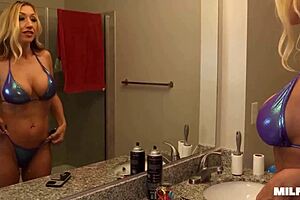 I fucked this hot bikini model MILF hard - MilfAF action! 🔥💦