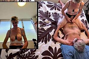 Our Hawaiian Quilt From Closet Used For Mature Wife Pussy Fucking Missionary