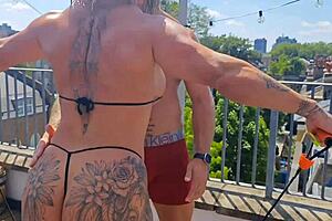 Oh Wow, My Muscular Friend Fucked Me Hard After Training With Deep Anal And Squirting!