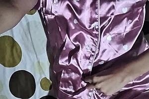 Hot Latina babe wakes up for solo pussy masturbation in real homemade video