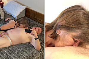 Whoa this croatian granny carmen takes face fucking like a pro in homemade pov 😏