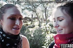 This latina milf turns the tables by seducing and fingering the homophobe's curvy wife in her own bedroom.