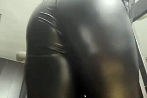 Did you miss my camel-toe? Say hello to this amateur milf's homemade pov with latina bigass leather-fetish vibes.