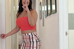 Wait, stepmom, did you really lock up stepdad just to ride my cock doggystyle and cum hard?!