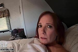 Stepmom and Stepson Engage in Desperate Homemade Fuck with Big Tits Riding and Doggystyle