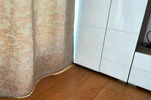 enormous stepmother's boner got caught in fitness room