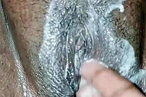 Hey, step mom adds ice cream to her juicy pussy before I eat it out deeply