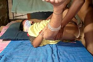 Indian Desi Girl in Step Sister Role Enjoys Interracial Group Sex with Amateurs