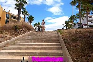 Leidy de leon gets fucked in the enchanted forest. She rides cowgirl style outdoors.